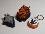 Clickers de dragón y avión